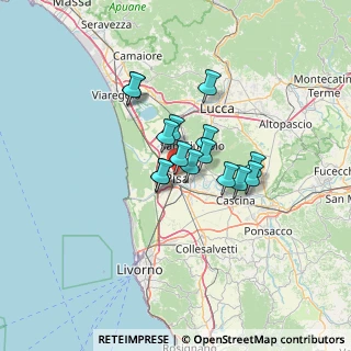 Mappa Via Capponi, 56126 Pisa PI, Italia (9.124)