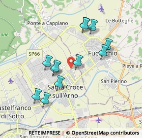 Mappa Viale Saffo, 56029 Santa Croce sull'Arno PI, Italia (1.76667)