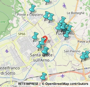 Mappa Viale Saffo, 56029 Santa Croce sull'Arno PI, Italia (2.0275)