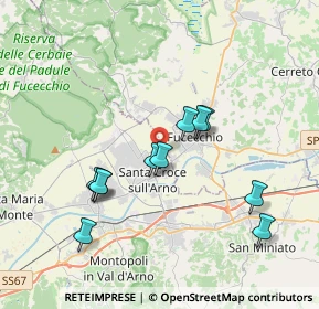 Mappa Viale Saffo, 56029 Santa Croce sull'Arno PI, Italia (3.50909)