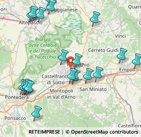 Mappa Viale Saffo, 56029 Santa Croce sull'Arno PI, Italia (10.094)