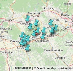 Mappa Viale Saffo, 56029 Santa Croce sull'Arno PI, Italia (11.611)