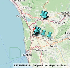 Mappa Via Giosuè Carducci, 56127 Pisa PI, Italia (9.2795)