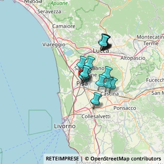 Mappa Via Giosuè Carducci, 56127 Pisa PI, Italia (9.5325)