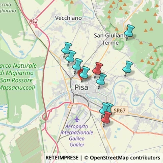 Mappa Via Giosuè Carducci, 56127 Pisa PI, Italia (3.29182)