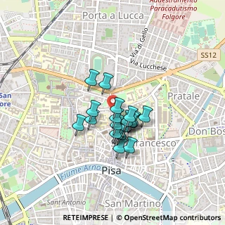 Mappa Via Giosuè Carducci, 56127 Pisa PI, Italia (0.2835)