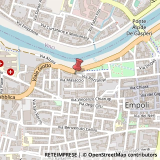 Mappa Via Rozzalupi, 57, 50053 Empoli, Firenze (Toscana)