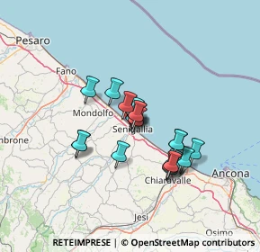 Mappa Via Giuseppe Verdi, 60019 Senigallia AN, Italia (9.8075)