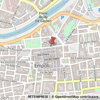 Mappa Via Vincenzo Salvagnoli, 55, 50053 Empoli, Firenze (Toscana)