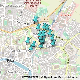 Mappa Via Angelo Battelli, 56127 Pisa PI, Italia (0.257)