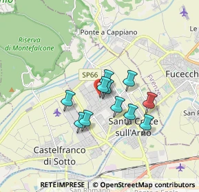 Mappa Via Toscana, 56029 Santa Croce sull'Arno PI, Italia (1.24182)