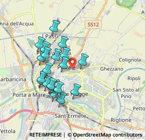 Mappa Via Ugo Foscolo, 56127 Pisa PI, Italia (1.633)