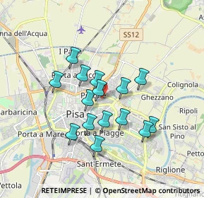 Mappa Via Ugo Foscolo, 56127 Pisa PI, Italia (1.45933)