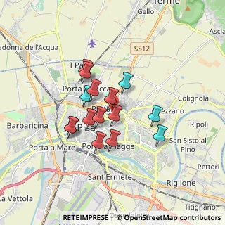 Mappa Via Ugo Foscolo, 56127 Pisa PI, Italia (1.36267)