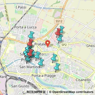 Mappa Via Ugo Foscolo, 56127 Pisa PI, Italia (0.965)