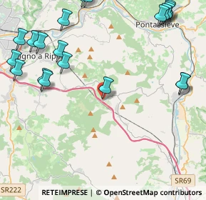 Mappa Loc. S.Donato in Collina, 50067 Rignano sull'Arno FI, Italia (6.1315)