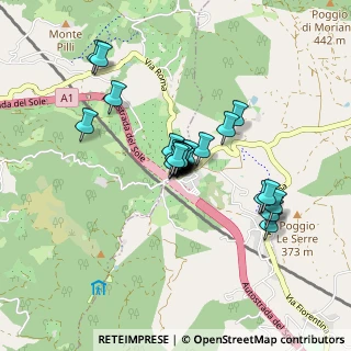 Mappa Loc. S.Donato in Collina, 50067 Rignano sull'Arno FI, Italia (0.61538)