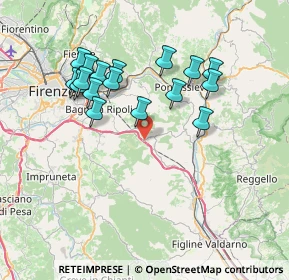 Mappa Loc. S.Donato in Collina, 50067 Rignano sull'Arno FI, Italia (7.23529)
