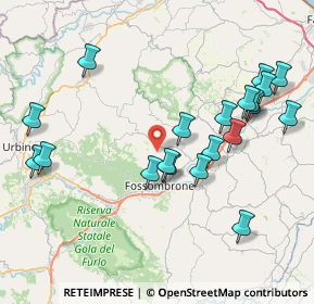 Mappa Via Stonghe, 61034 Fossombrone PU, Italia (8.8325)