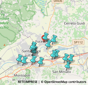 Mappa Via Nazario Sauro, 50054 Fucecchio FI, Italia (3.82125)