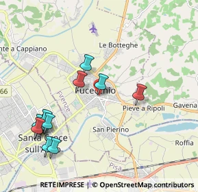 Mappa Via Nazario Sauro, 50054 Fucecchio FI, Italia (2.29667)