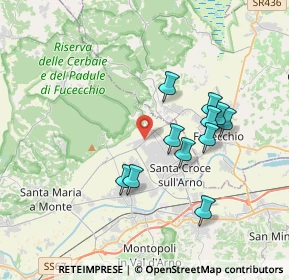Mappa Via Nuova, 56029 Santa Croce sull'Arno PI, Italia (3.36182)