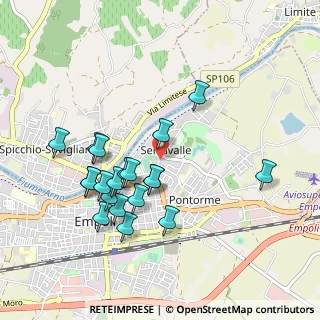 Mappa Via delle Olimpiadi, 50053 Empoli FI, Italia (0.946)