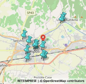 Mappa Via delle Olimpiadi, 50053 Empoli FI, Italia (1.67)