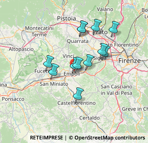 Mappa Via delle Olimpiadi, 50053 Empoli FI, Italia (11.55333)