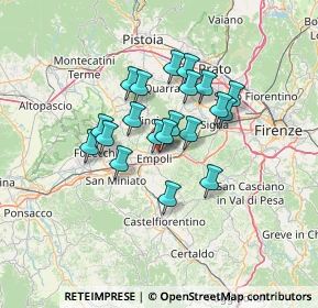 Mappa Via delle Olimpiadi, 50053 Empoli FI, Italia (10.361)