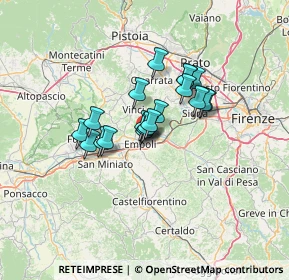 Mappa Via delle Olimpiadi, 50053 Empoli FI, Italia (8.9405)