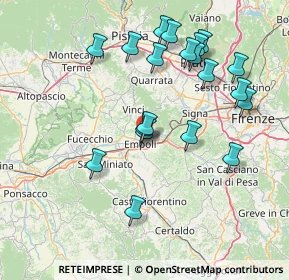 Mappa Via delle Olimpiadi, 50053 Empoli FI, Italia (15.985)