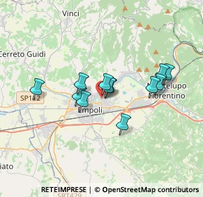 Mappa Via delle Olimpiadi, 50053 Empoli FI, Italia (2.74667)