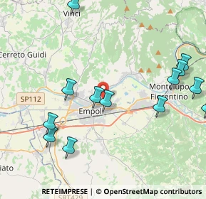 Mappa Via delle Olimpiadi, 50053 Empoli FI, Italia (5.01846)