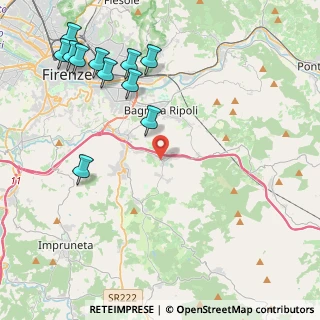 Mappa Via Brigate Partigiane, 50012 Antella FI, Italia (5.38455)