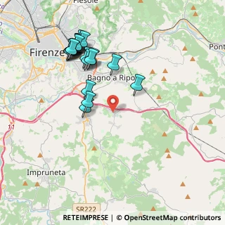 Mappa Via Brigate Partigiane, 50012 Antella FI, Italia (4.324)