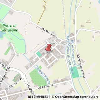Mappa Via della Chiesa di Cortenuova, 14, 50053 Empoli, Firenze (Toscana)