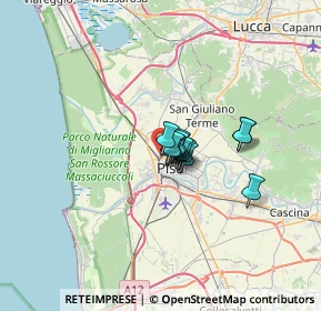 Mappa Via del Marmigliaio, 56122 Pisa PI, Italia (3.30417)