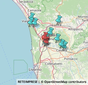 Mappa Via del Marmigliaio, 56122 Pisa PI, Italia (9.19667)