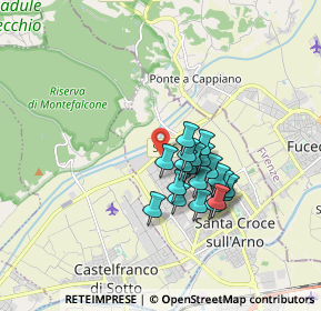 Mappa Via I Maggio, 56029 Santa Croce sull'Arno PI, Italia (1.356)