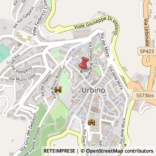 Mappa Via Raffaello, 20, 61029 Urbino, Pesaro e Urbino (Marche)