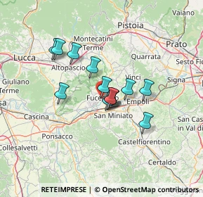 Mappa Via Leonardo Da Vinci, 50054 Fucecchio FI, Italia (9.84692)