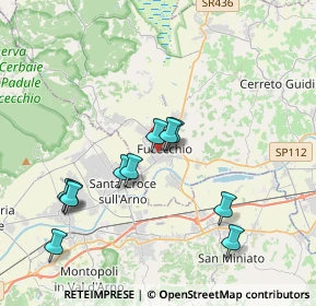 Mappa Viale G.Carducci, 50054 Fucecchio FI, Italia (3.84727)