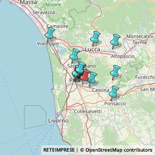 Mappa Via Giosuè Carducci, 56017 Pisa PI, Italia (7.94667)