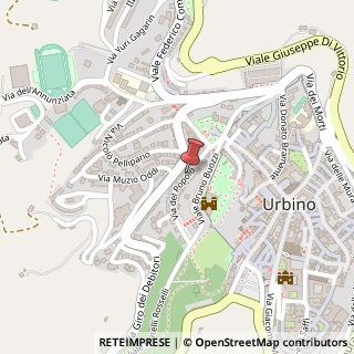 Mappa Via del Popolo,  15, 61029 Urbino, Pesaro e Urbino (Marche)