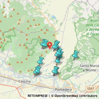 Mappa Via G.N. Bernardini, 56032 Buti PI, Italia (3.065)