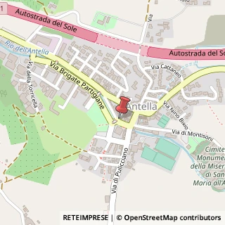 Mappa Via Antella, 113, 50012 Bagno a Ripoli, Firenze (Toscana)