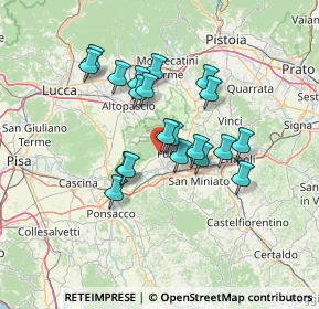 Mappa Via Curzio Malaparte, 56029 Santa Croce sull'Arno PI, Italia (11.5595)