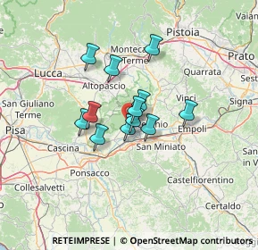 Mappa Via Curzio Malaparte, 56029 Santa Croce sull'Arno PI, Italia (8.96833)