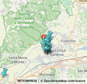 Mappa Via Curzio Malaparte, 56029 Santa Croce sull'Arno PI, Italia (2.43091)